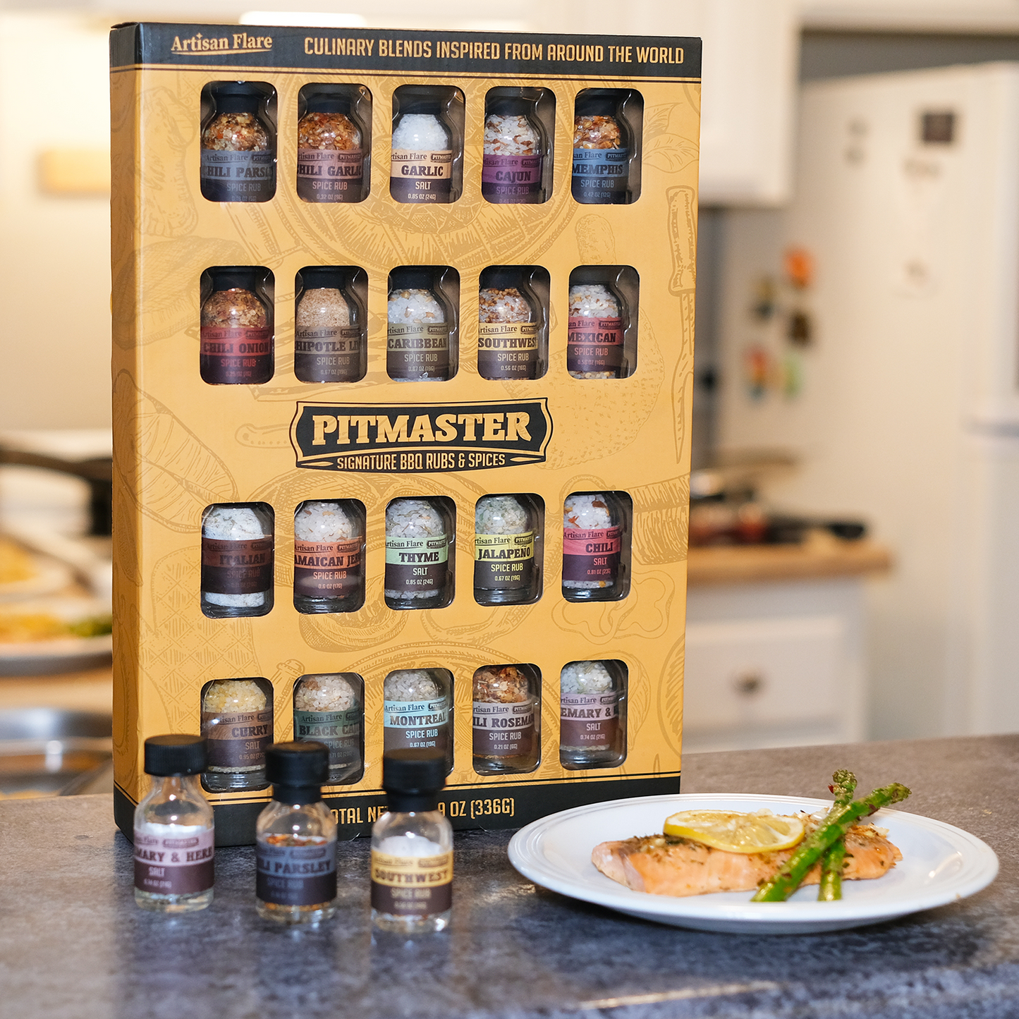 Pitmaster Signature BBQ Rubs & Spices Gift Set